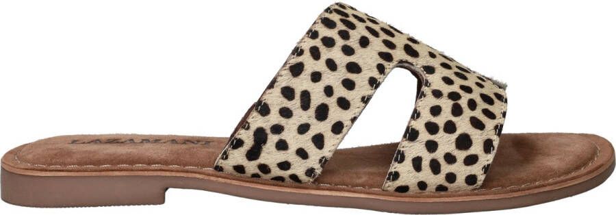 Lazamani Slippers Dames Beige