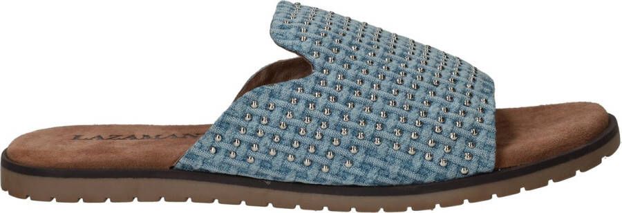 Lazamani Slippers Dames Blauw