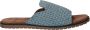 Lazamani Slippers Dames Blauw - Thumbnail 1