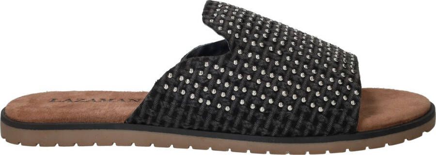 Lazamani Slippers Dames Zwart