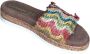 Lazamani Taupe jute platform slipper Kleur Multi) - Thumbnail 1