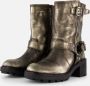 Lazamani Vintage Biker boots zilver Leer Dames - Thumbnail 2