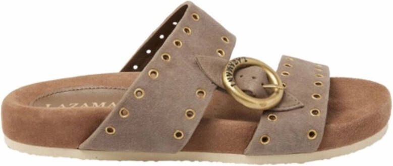 Lazamani Women 75.862 Stone Suede