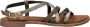 Lazamani Zuri Dames Sandalen Brown - Thumbnail 8