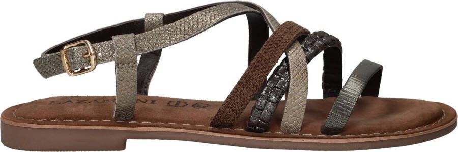 Lazamani Zuri Dames Sandalen Brown