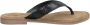 Lazamani 75.481 leren teenslippers met slangenprint zwart - Thumbnail 71