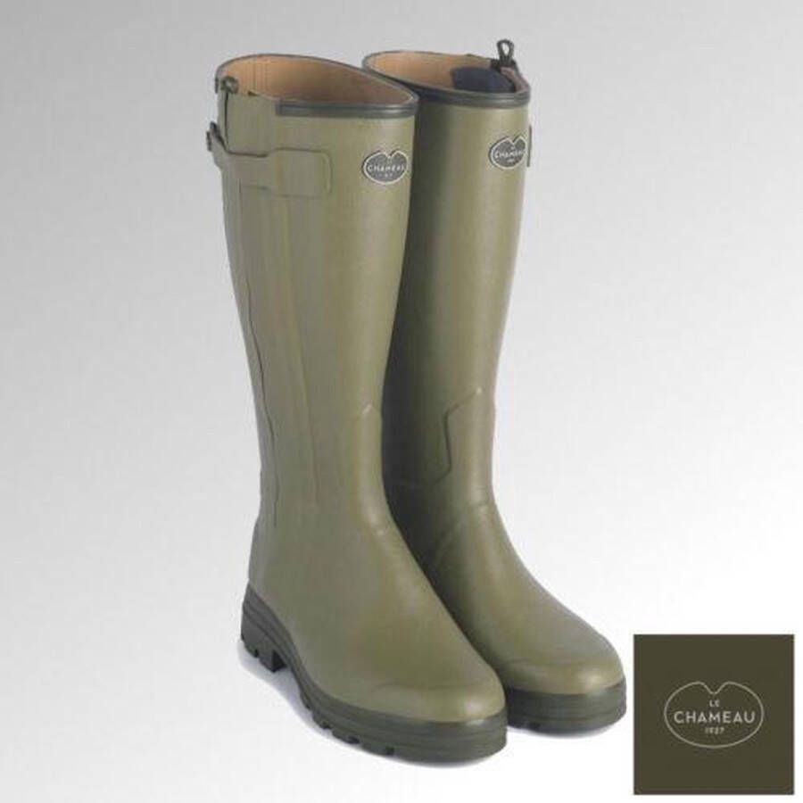 Le Chameau Chasseur cuir 1178 b200 44 vert