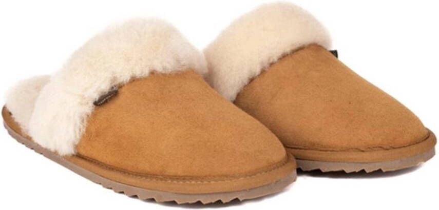 Le Chameau Pantoffel Women Mule Maison Tan-XS