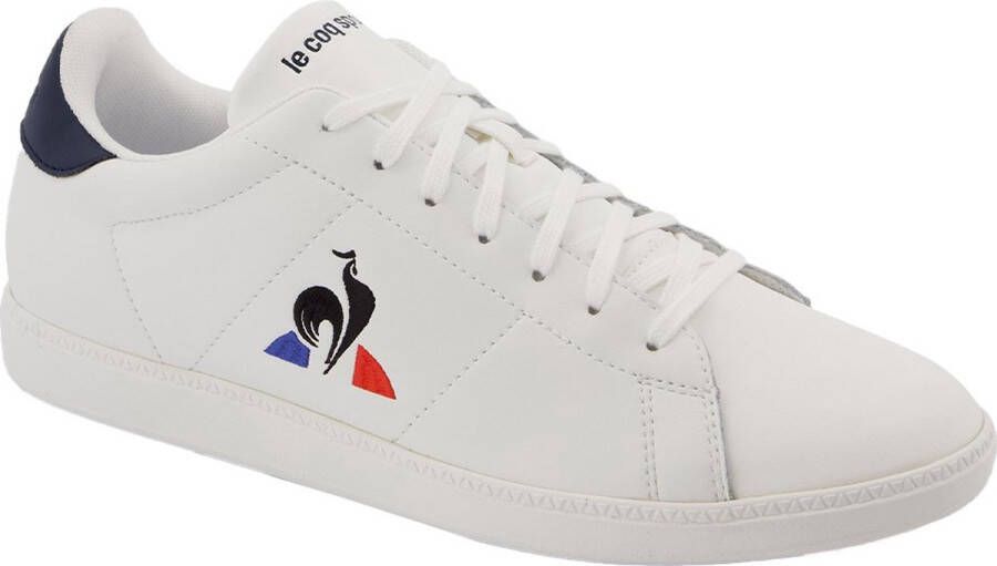 Le Coq Sportif Witte casual leren sneakers voor heren White Heren