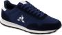 Le Coq Sportif Blauwe Casual Suède Sneakers voor Heren Blue Heren - Thumbnail 1