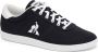 Le Coq Sportif Court One Heren Sneakers Schoenen Zwart - Thumbnail 1