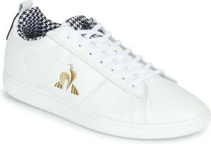 Le Coq Sportif Courtclassic Pied De Poule Optical White Black