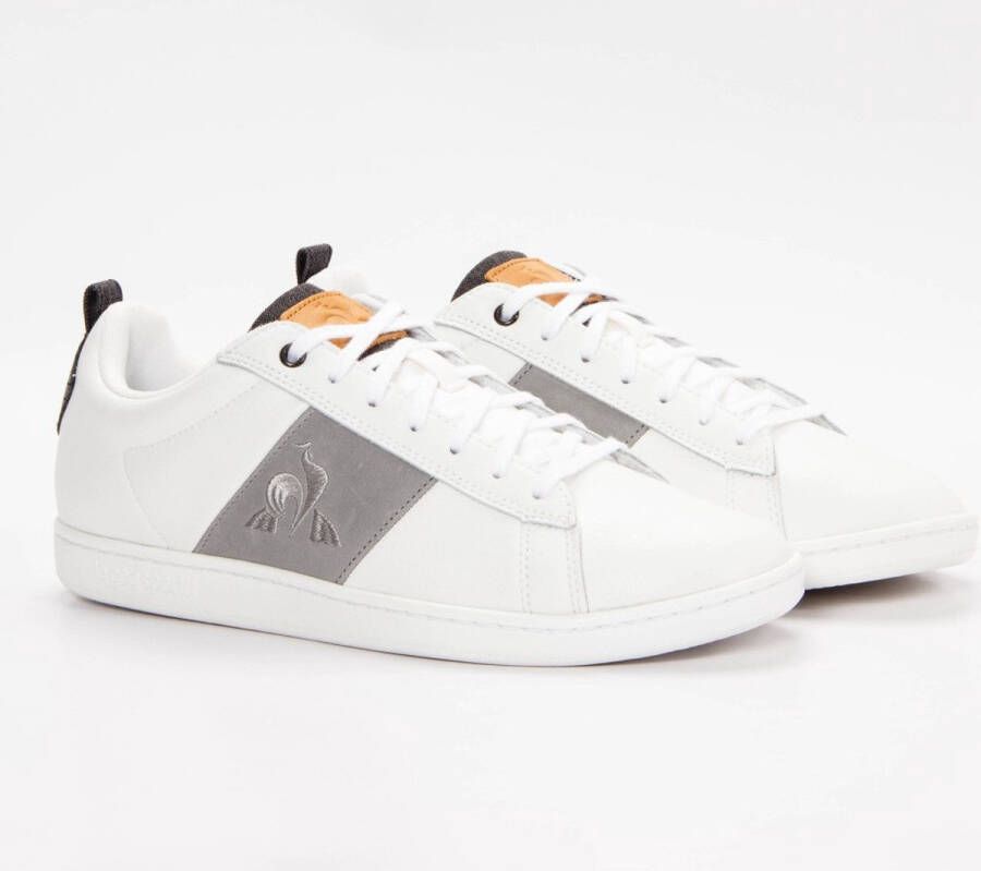 Le Coq Sportif Courtclassic Sneakers Heren Optical White Neutral Grey