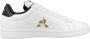 Le Coq Sportif Premium Court Clean Schoenen Zwart Wit White Heren - Thumbnail 4