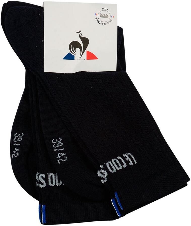 Le Coq Sportif Essentials X2 N°1 Crewsokken Zwart