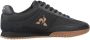 Le Coq Sportif Lente Zomer Heren Sneakers Nylon Leer Suède Black Heren - Thumbnail 4