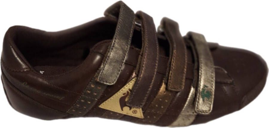 LE COQ SPORTIVE -SNEAKER-ESCRIME LOW METAL-DARKBROWN