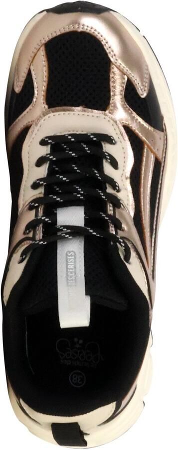 Le temps des cerises Mia Lage Sneakers Met Kant