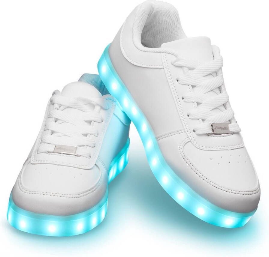 Ledschoenen.nl Schoenen met lichtjes Lichtgevende led schoenen Wit