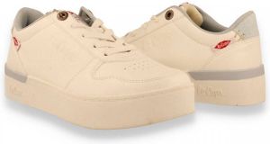 Lee Cooper dames sneaker off white WIT