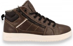 Lee Cooper heren sneaker hoog BRUIN