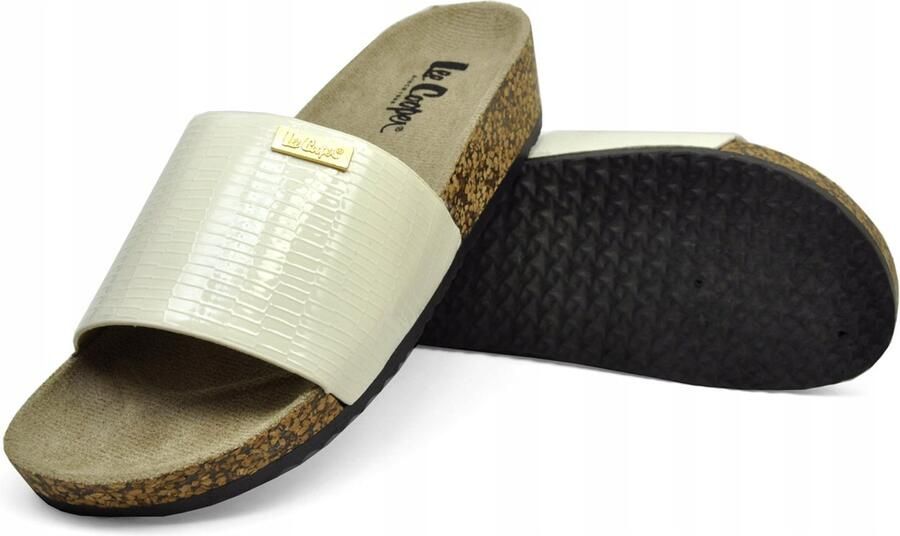 Lee Cooper dames klompjes met kurken zool