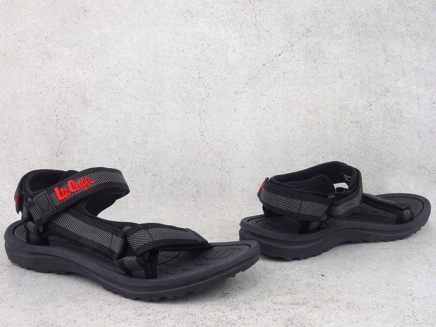 Lee Cooper Heren Sandalen Sportief Grijs Klittenband