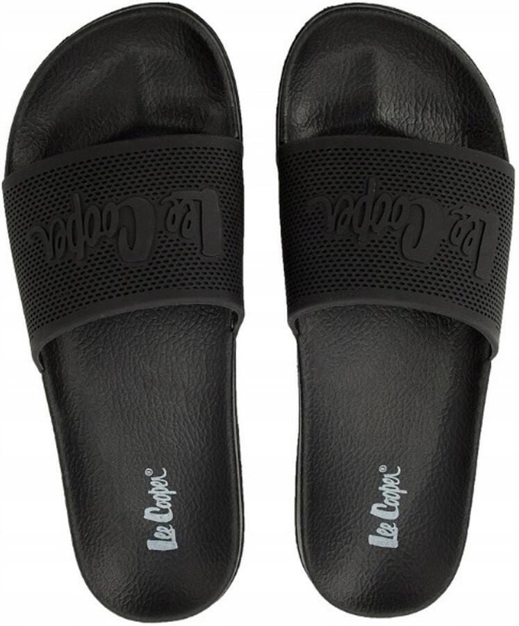 Lee Cooper Heren Slippers Zwart LCW-26-07-4166M
