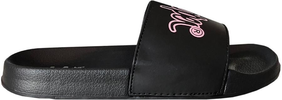 Lee Cooper Slippers Dames Zwart-Rood -42-2483LA