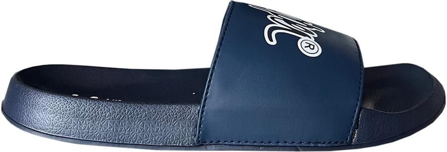 Lee Cooper Slippers Heren Donkerblauw-Wit -42-2481MC