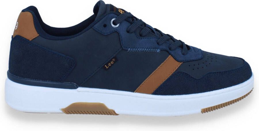 Lee Footwear Heren Sneaker Seth Men Low Dress Blues BLAUW