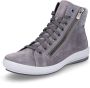 Legero dames leren high-top sneaker Tanaro 5.0 grijs - Thumbnail 1