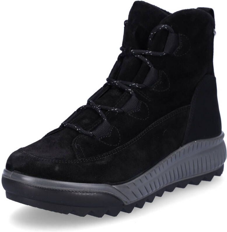 Legero dames leren veterboot Tirano zwart