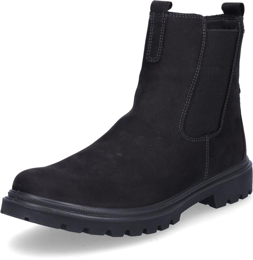 Legero dames Chelsea enkellaars Monta zwart