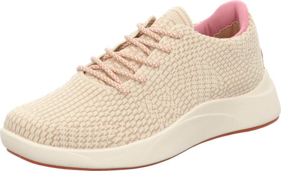 Legero Sneakers laag 'Alia' taupe rood eierschaal