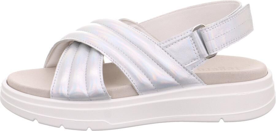 Legero unisex veterschoenen zilver