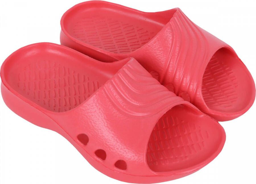 Lemigo BAMBINO Koraalkleurige superlichte universele slippers van hoogwaardig rubber 32