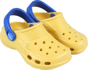 Lemigo Geel-blauwe rubberen crocs voor kinderen