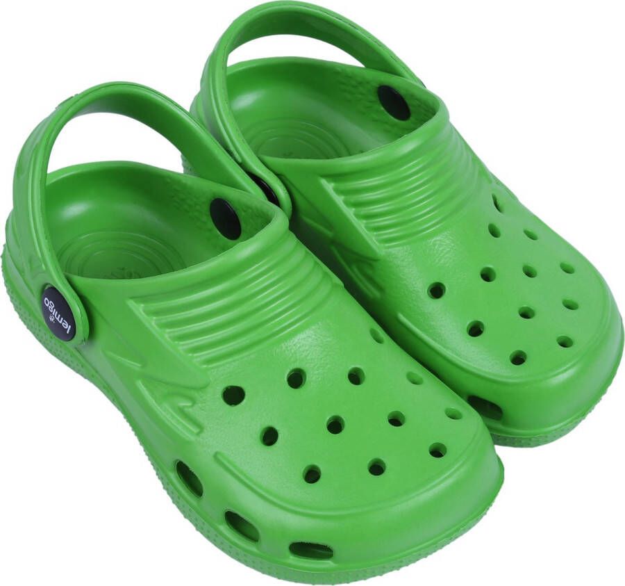 Lemigo Groene extreemlichte en universele crocs slippers voor kinderen van hoogwaardig rubber - Foto 1