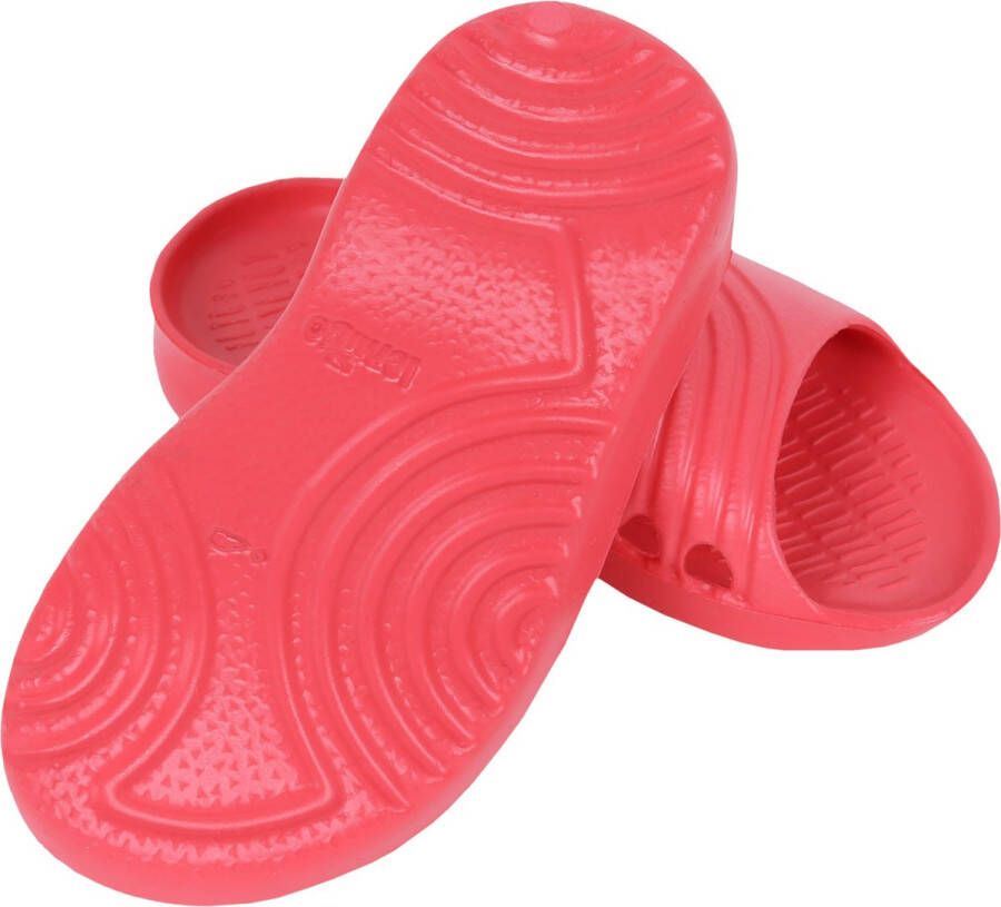 Lemigo BAMBINO Koraalkleurige superlichte universele slippers van hoogwaardig rubber 24