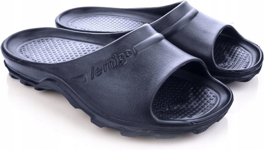Lemigo Bari Navy Blauwe Heren Klompen Waterdicht & Antislip
