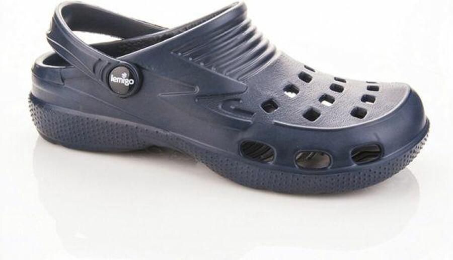 Lemigo 807 ose 2.0 Mannelijke Klompen EVA Materiaal Marineblauw Antislip