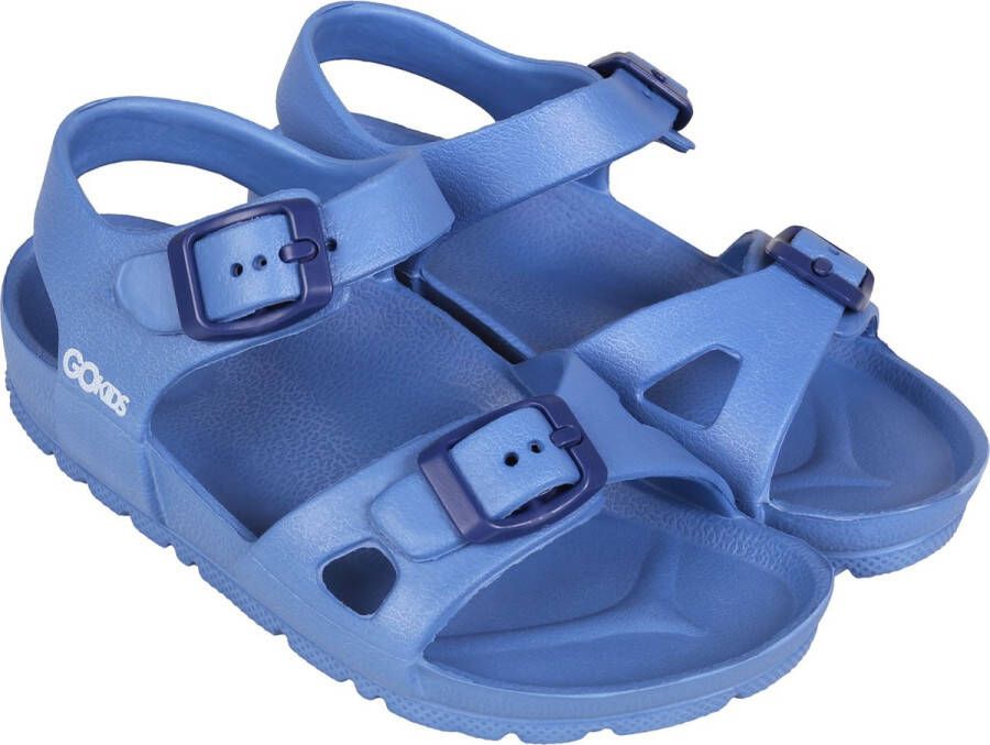 lemigo Superlichte blauwe sandalen met een voorgevormde anatomische binnenzool