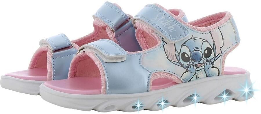 Leomil Lilo & Stitch Sandalen voor meisjes Stitch Lichtgevende schoenen voor kinderen Zomerschoenen van Blauw