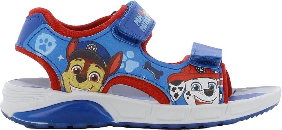 Leomil Paw Patrol Sandalen voor jongens Chase en Marshall Lichtgevende schoenen voor kinderen Zomerschoenen van Blauw - Foto 3