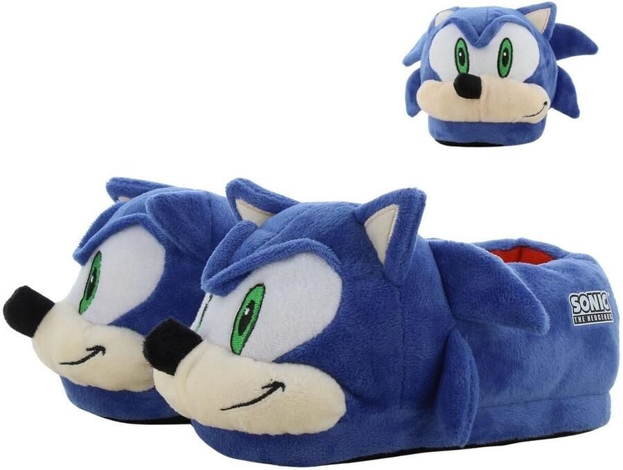 Leomil Sonic Pantoffels jongens 3D pantoffels pluche