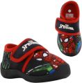 Leomil Spiderman Pantoffels kinderen voor jongens Sloffen kind met klittenbandsluiting Schoenen van Zwart - Zwart