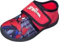 Leomil Spiderman Pantoffels kinderen voor jongens Sloffen kind met klittenbandsluiting Schoenen van Zwart - Zwart