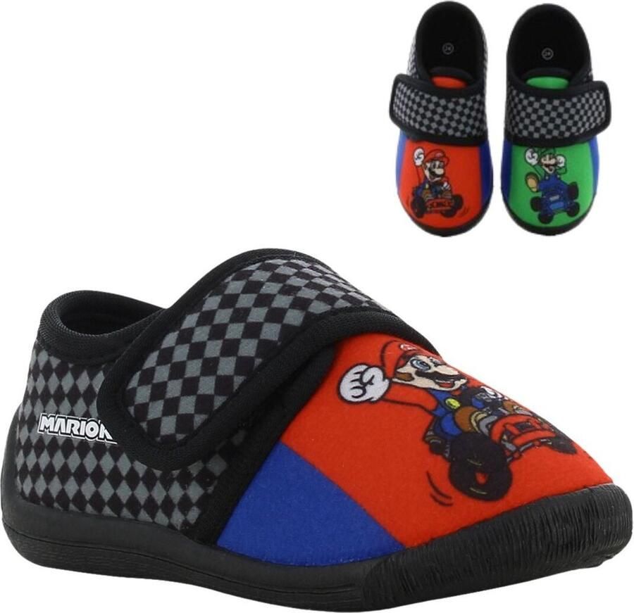 Leomil Super Mario Pantoffels kinderen jongen