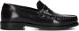 Les Deux Willard Leather Loafer Loafers Heren Instappers Zwart - Thumbnail 2